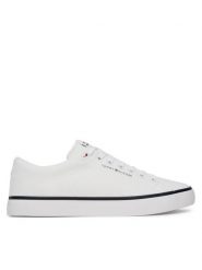 Tommy Hilfiger Tenisówki Hi Vulc Core Low Ii Mesh FM0FM05513 Biały. Białe trampki i tenisówki męskie Tommy Hilfiger, bez wzorów, z materiału, bez zapięcia. Za 199.99 zł.