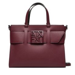 Torebka Armani Exchange. Czerwone torebki klasyczne damskie Armani Exchange, bez wzorów, bez dodatków. Za 759.99 zł.