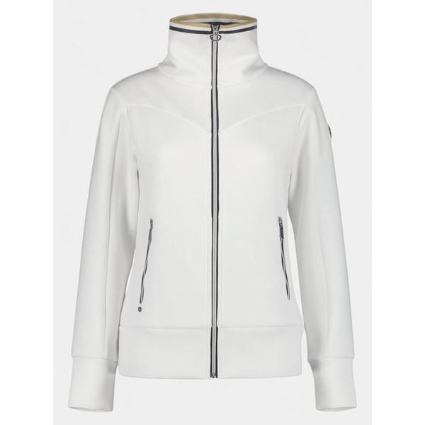 Sweter damski Luhta Ingby. Białe swetry klasyczne damskie Luhta, s, z materiału, bez kołnierzyka. Za 399.00 zł.