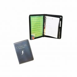 Magnetyczna teczka trenerska 2514 - pole boiska, magnesy, długopis, notes. Czarne aktówki damskie Softee, z materiału. Za 163.99 zł.