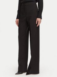 Rinascimento Spodnie palazzo CFC0130151003 Czarny Wide Leg. Czarne spodnie materiałowe damskie RINASCIMENTO, bez wzorów, z materiału. Za 516.99 zł.