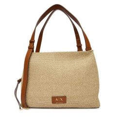 Torebka Armani Exchange. Brązowe torebki klasyczne damskie Armani Exchange, bez wzorów, bez dodatków. Za 939.99 zł.
