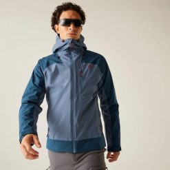 Męska wodoodporna kurtka Torrek II. Niebieskie kurtki męskie Dare 2b, na zimę, m, bez wzorów, z tkaniny, sportowe, bez kaptura. W wyprzedaży za 249.99 zł.