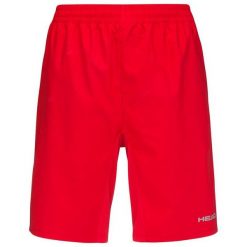 Spodenki tenisowe męskie Head Club Bermudas Men. Czerwone szorty męskie HEAD, bez wzorów, sportowe. Za 170.00 zł.
