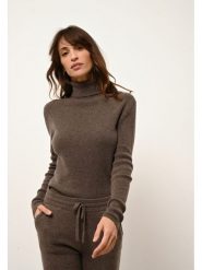 Just Cashmere Kaszmirowy golf "Lanais" w kolorze brązowym rozmiar: XXL. Brązowe golfy damskie Just Cashmere, xxl, bez wzorów, z kaszmiru, bez ramiączek. Za 478.99 zł.