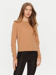 ViCOLO Sweter 22044S Brązowy Regular Fit. Brązowe swetry klasyczne damskie ViCOLO, l, z wełny, bez kołnierzyka. Za 239.99 zł.