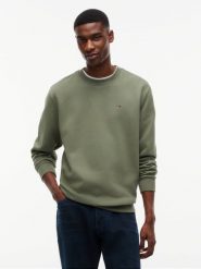 Tommy Jeans Bluza Mężczyźni Bawełna zielony, S. Zielone bluzy bez kaptura męskie Tommy Jeans, m, z bawełny. Za 289.95 zł.
