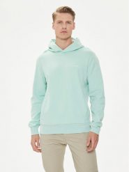 Calvin Klein Bluza Micro Logo K10K109927 Zielony Regular Fit. Zielone bluzy bez kaptura męskie CALVIN KLEIN, m, z syntetyku. Za 299.99 zł.
