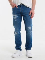 BIG STAR Dżinsy - Tapered fit - w kolorze niebieskim rozmiar: W33/L32. Niebieskie jeansy męskie Big Star. Za 139.99 zł.