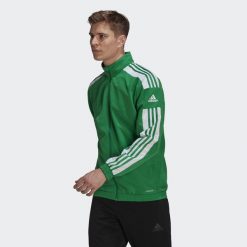 Kurtka adidas Squadra 21 Presentation. Białe kurtki męskie Adidas, m, bez wzorów, sportowe, bez kaptura. W wyprzedaży za 160.15 zł.