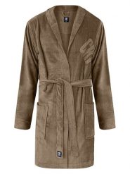 CR7 Szlafrok w kolorze jasnobrązowym rozmiar: XL. Brązowe szlafroki męskie CR7, xl, bez wzorów, z bawełny. Za 173.99 zł.