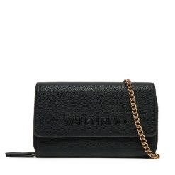 Portfel Valentino. Czarne portfele damskie Valentino, bez wzorów. Za 209.99 zł.