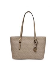 MICHAEL Michael Kors Torebka Quinn 30T5GQNT2V Beżowy. Brązowe torebki klasyczne damskie MICHAEL Michael Kors, bez wzorów, ze skóry, bez dodatków. Za 899.99 zł.