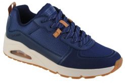 Buty sportowe Sneakersy męskie, Skechers Uno-Layover. Niebieskie buty sportowe na co dzień męskie Skechers, z materiału, bez zapięcia, trekkingowe. Za 329.99 zł.