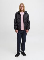 Jack & Jones Kurtka przejściowa w kolorze czarnym rozmiar: XXL. Czarne kurtki męskie Jack & Jones, xxl, bez wzorów, bez kaptura. Za 149.66 zł.