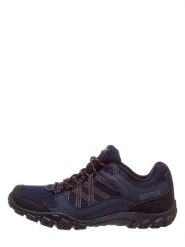 Regatta Buty turystyczne "Edgepoint III" w kolorze granatowo-czarnym rozmiar: 44. Czarne buty trekkingowe męskie Regatta, z materiału, bez zapięcia, outdoorowe. Za 124.40 zł.