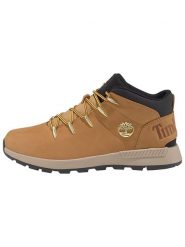 Timberland Skórzane buty trekkingowe "Sprint Trekker" w kolorze jasnobrązowym rozmiar: 43. Brązowe buty trekkingowe męskie Timberland, z materiału, bez zapięcia, do biegania. Za 370.71 zł.