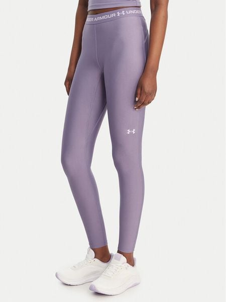Under Armour Legginsy HeatGear® 6010002 Fioletowy Slim Fit. Fioletowe legginsy damskie Under Armour, s, bez wzorów, z syntetyku, na fitness i siłownię. Za 189.99 zł.