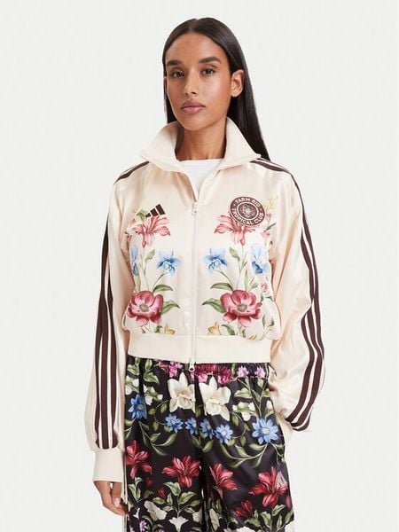 Adidas Bluza Adidas X Farm Rio Premium KZ5539 Kremowy Regular Fit. Białe bluzy bez kaptura damskie Adidas, xs, z syntetyku. Za 949.99 zł.