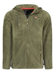 Canadian Peak Kurtka polarowa "Uploadeak" w kolorze oliwkowym rozmiar: XXL. Zielone kurtki męskie Canadian Peak, xxl, bez wzorów, z materiału, bez kaptura. Za 113.99 zł.