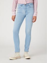 Wrangler Jeansy W26LCY37L 112332358 Błękitny Slim Fit. Niebieskie jeansy damskie Wrangler. Za 229.99 zł.