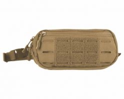 Nerka torba biodrowa OD Fanny Pack Laser Cut. Czarne torebki klasyczne damskie Mil-Tec, z aplikacjami, z materiału, małe, bez dodatków. Za 63.99 zł.