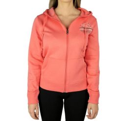 Bluza dresowa sportowa damska Skechers Full Zip Hoodie. Czerwone bluzy sportowe damskie Skechers, xs, bez wzorów, z bawełny, bez ramiączek, z kapturem. Za 139.99 zł.