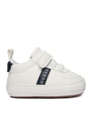 Guess Sneakersy CEO-CM250815-1 Biały. Białe buty sportowe chłopięce Guess, z aplikacjami, z materiału, bez zapięcia. Za 99.99 zł.