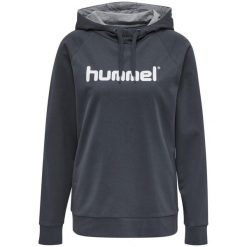 Damska bluza z kapturem Hummel Hmlgo Logo. Szare bluzy z kapturem damskie HUMMEL, s, z bawełny. Za 182.05 zł.