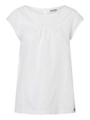 Timezone Koszulka "Easy" w kolorze białym rozmiar: S. Białe bluzki damskie Timezone, s, bez wzorów, bez kołnierzyka. Za 86.99 zł.