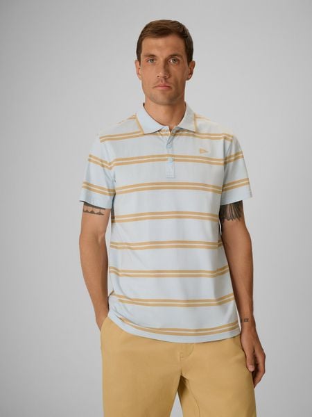 4F Koszulka polo regular męska - niebieska XXL. Niebieskie koszulki polo męskie 4f, m, bez wzorów, z bawełny, bez ramiączek. Za 129.99 zł.