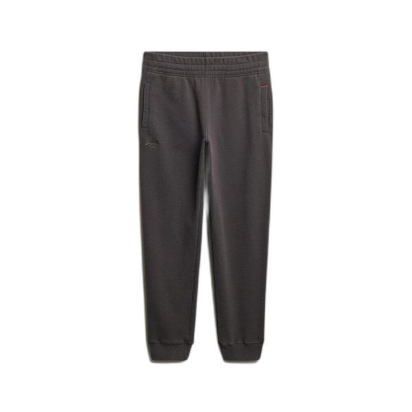 Spodnie dresowe z logo Superdry Essential. Czarne spodnie dresowe męskie Superdry., bez wzorów, z dresówki, sportowe. Za 347.00 zł.