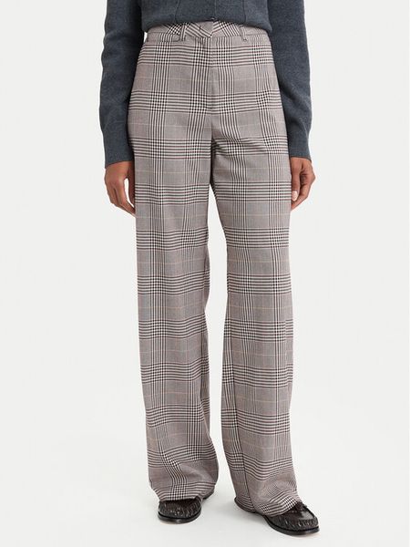 Marella Spodnie materiałowe Canapa 2623136061 Beżowy ciemny Regular Fit. Brązowe spodnie materiałowe damskie Marella, bez wzorów, z materiału. Za 824.99 zł.