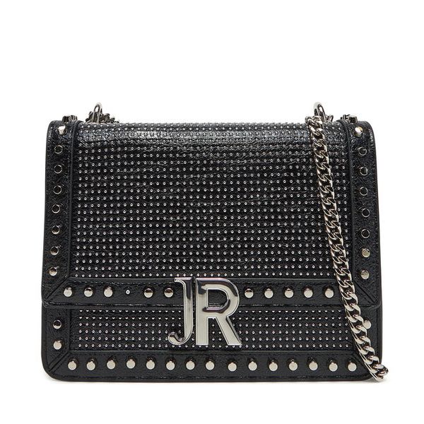 Torebka John Richmond. Czarne torebki klasyczne damskie John Richmond, bez wzorów, wizytowe, bez kołnierzyka, bez ramiączek. Za 569.99 zł.