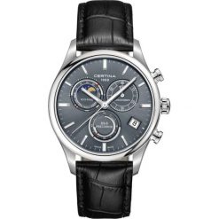 RABAT ZEGAREK CERTINA DS-8 CHRONO MOONPHASE PRECIDRIVE C033.450.16.351.00. Szare zegarki męskie CERTINA, ze stali. W wyprzedaży za 2,719.21 zł.