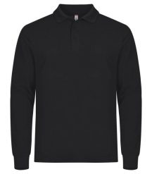 Clique Manhattan L/S Koszulka polo z długim rękawem — Czarny, materiał. Czarne koszulki męskie z długim rękawem CLIQUE, l, z bawełny. Za 135.94 zł.