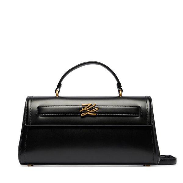 Torebka KARL LAGERFELD. Czarne torebki klasyczne damskie Karl Lagerfeld, bez wzorów, bez dodatków. Za 1,399.00 zł.