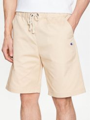 Champion Szorty materiałowe 217239 Beżowy Relaxed Fit. Brązowe szorty męskie CHAMPION, bez wzorów, z bawełny. Za 149.99 zł.