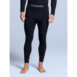 Legginsy termiczne - Męskie - Czarne. Czarne bielizna termoaktywna męska POEDERBAAS, m, bez wzorów, z materiału. Za 199.42 zł.