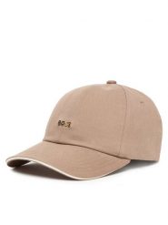 BOSS Czapka z daszkiem 50533367 Brązowy. Brązowe czapki z daszkiem damskie Boss, bez wzorów, z bawełny. Za 129.99 zł.