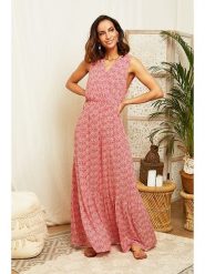 L'armoire de Suzette Sukienka w kolorze czerwonym rozmiar: 38/40. Czerwone sukienki damskie L'armoire de Suzette, l, bez wzorów, klasyczne, bez kołnierzyka, bez ramiączek, maxi. Za 66.00 zł.