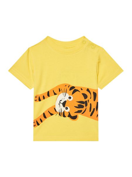 Coccodrillo T-Shirt WC5143202TBN Żółty Regular Fit. Żółte t-shirty chłopięce COCCODRILLO, bez wzorów, z bawełny, bez ramiączek. Za 24.99 zł.