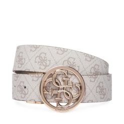 Pasek Damski Guess. Brązowe paski damskie Guess, z aplikacjami. Za 199.99 zł.