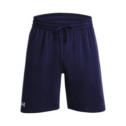 Szorty Under Armour Rival Fleece. Białe szorty męskie Under Armour, bez wzorów, z materiału. Za 185.95 zł.