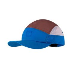 Czapka z daszkiem Buff 5 Panels Go Cap. Niebieskie czapki męskie Buff, bez wzorów, sportowe. Za 99.99 zł.