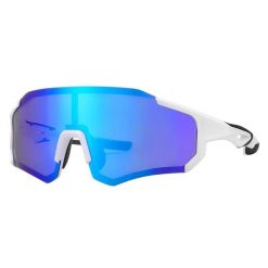 Polaryzowane okulary rowerowe Rockbros 10183 - Niebieskie. Niebieskie okulary przeciwsłoneczne męskie ROCKBROS, z materiału. Za 119.60 zł.