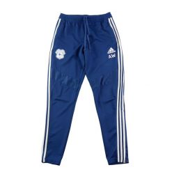 Second life - Spodnie dresowe męskie Adidas Cardiff City F.C. - Stan dobry. Niebieskie spodnie sportowe męskie Adidas, z dresówki. Za 85.16 zł.