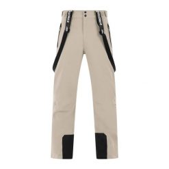Spodnie narciarskie Protest Chester. Brązowe spodnie materiałowe męskie Protest, bez wzorów, sportowe. Za 504.50 zł.