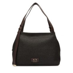 Torebka Armani Exchange. Brązowe torebki klasyczne damskie Armani Exchange, bez wzorów, bez dodatków. Za 939.99 zł.