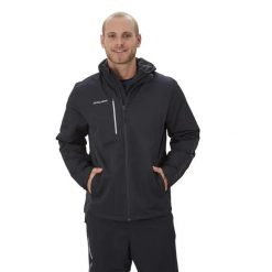 Męska Kurtka Supreme Midweight. Czarne kurtki męskie BAUER, m, bez wzorów, z materiału, z kapturem. Za 397.99 zł.